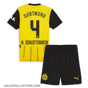 Borussia Dortmund Nico Schlotterbeck #4 Kotipaita Lapsille 2024-25 Lyhythihainen (+ shortsit)